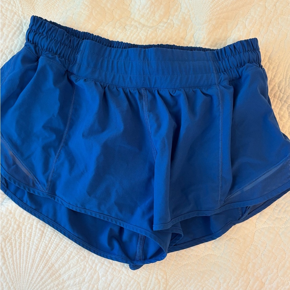 lululemon athletica Vibrant Blue Athletic Shorts